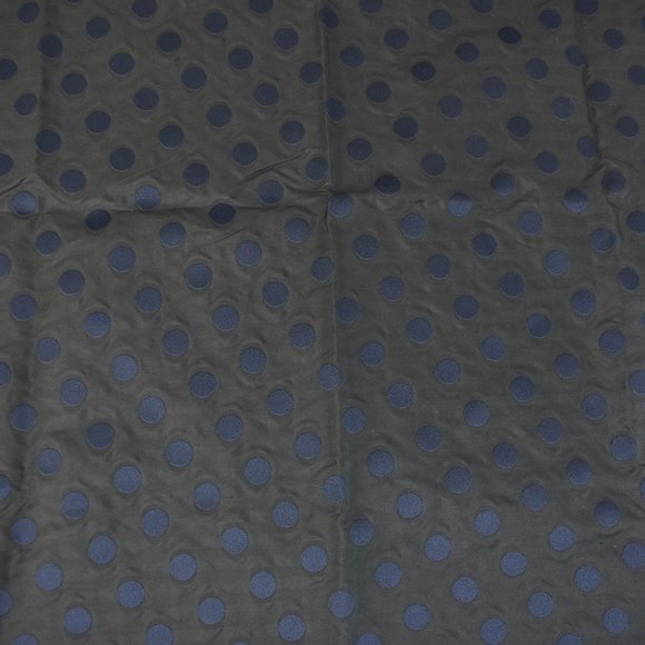 MIU MIU: Black, Silk Blend Polka Dot Scarf 21" x 21" (mn) - Picture 4 of 6